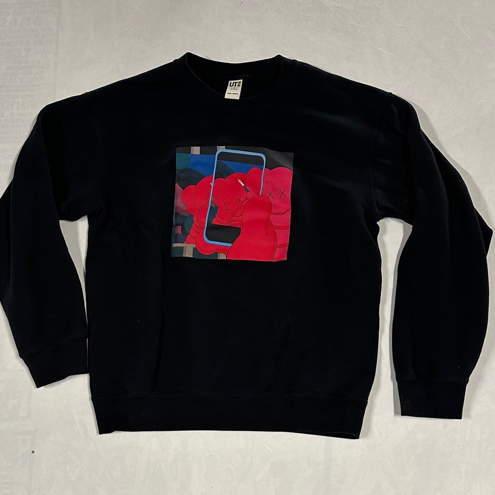 Uniqlo KAWS x Warhol Collectible Graphic Sweatshirt #476119 Men’s Medium